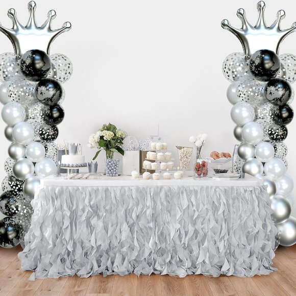 Durable Metal Balloon Column Stand Set - 7 Feet Height for Weddings & Birthdays - Picture 2 of 7